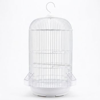 Jaula Redonda para Pájaros Pequeños y Medianos con Comederos y Accesorios - Color Aleatorio - Maxia Market