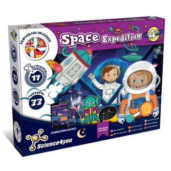 Science4you Aventura Espacial Para Niños 4+ Años - 17 Experimentos: Haz Maqueta Del Sistema Solar, Planetas Con Recortables, Juegos Educativos, Regalos De Manualidades Para Niñas Y Niños 4 5 6 7+ Años