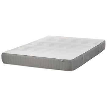 Colchón De Látex Medio Con Funda Extraíble De Poliéster Con Cremallera Blanco 140 X 200 Cm Fantasy
