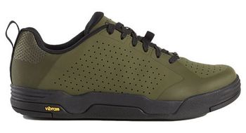 Zapatillas bontrager flatline mountain para bicicleta de montana  verde oliva  unisex