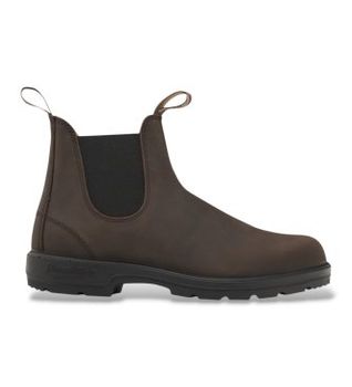 Blundstone para hombre. 2340 Botines de Piel 2340 Chelsea Classics marrón (47), Plano, Ninguno, Casual