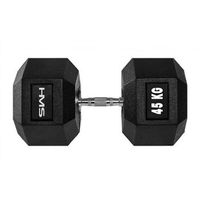 mancuerna 45 kg hms hex-pro 45
