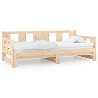 sofa cama  cama para adulto  sofa convertible extraible madera maciza de pino 2x90x190 cm
