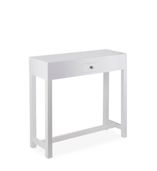 Consola de madera blanca, anch. 80 cm