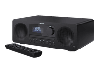 microcadena - sharp xl-b720dbk 60w radio dabdab y fm con rds cdcd-rcd-rwmp3 usb negro