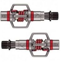 crank brothers pedales egg beater 3 plata - rojo