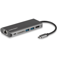 usb-c multiport adapter with sd pd - 4k hdmi - gbe - 2x usb -a