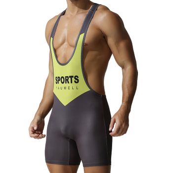 Traje de entrenamiento deportivo competitivo de una pieza para correr, salto alto, levantamiento de pesas, boxeo, Yoga, Fitness, chaleco de ciclismo