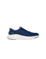 zapatillas skechers slip-ins contour foam - cozy hombre azul
