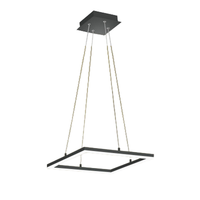 lampara colgante de techo led bard 39w antracita 3394-40-282 fabas luce