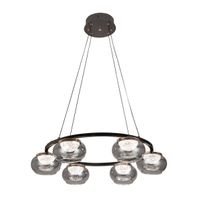 colgante pompeya 6l negro 42w 3000-4000-6000k cremoto y regintensidad 3780lm regx67x67 cm