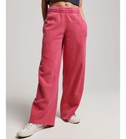 superdry para mujer w7010904a pantalon jogger recto con efecto lavad rosa xl casual poliester