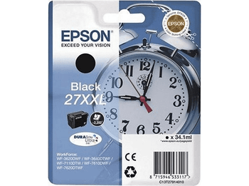 Cartucho de tinta - Epson C13T27914020 27XXL, Negro