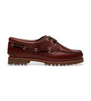 timberland para mujer tb0a19vad571 nauticos de piel authentic marron 385 w plano cordones casual clasico