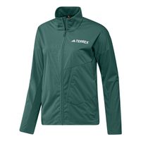 adidas terrex xpr softshell chaqueta para correr mujeres-verde