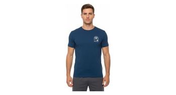Camiseta de manga corta rubb r mountain addict azul marino