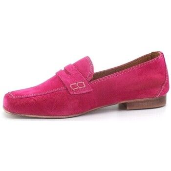 Divine Follie Mocasines Mocassino Suede Rosa Fuxia 832-02 para mujer