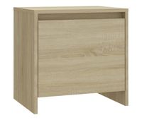 vidaxl mesita de noche madera ingenieria roble sonoma 45x345x445 cm