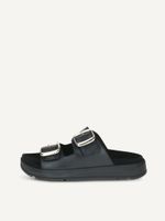 caprice mule black made of leather without heel size 41