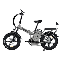 bicicleta electrica plegable rattan lm ultra r bateria de 405 ah autonomia de 200 km gris