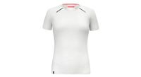 camiseta de mujer salewa pedroc dry hybrid blanca