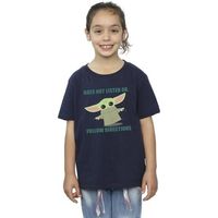 disney camiseta the mandalorian does not listen para nina