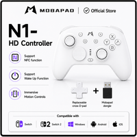 mobapad n1s  n1 hd 24g inalambrico controlador de joystick de efecto hall para nintendo switch 2 pc android ios gamepad accesorios de juego