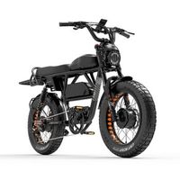 lankeleisi x-black knight bicicleta electrica todo terreno de 20 con motor dual y bateria de 48 v 45 ah