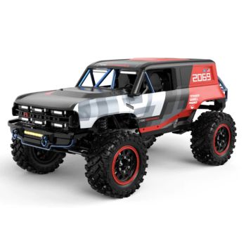 MJX H12P 1/12 2.4G 4WD 4CH Motor sin sensor Coche RC Modelo de Curso Corto RTR Bronco Baja 1000 Autorización genuina