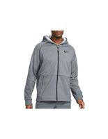 chaqueta de fitness nike pro therma-fit gris hombre
