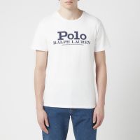 polo ralph lauren mens polo logo t-shirt - white - s