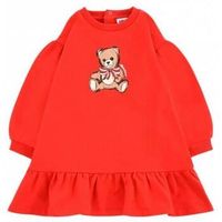 moschino vestido mdv0cwrosso para nina