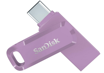 SANDISK ULTRA DUAL DRIVE GO USB TYPE- C, LAVENDER, GLOBAL, 400MB/S 128GB