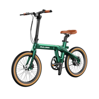 bicicleta electrica de fibra de carbono puluma pt20 250 w 25 kmh plegable de 20 para ciudad verde