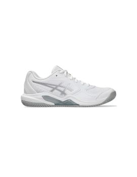 Zapatillas de Pádel Asics Gel-Dedicate 9 Padel Mujer Blanco/Pure Silver
