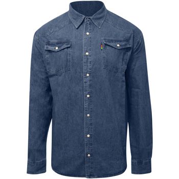 Duke Camisa manga larga D555 Western para hombre