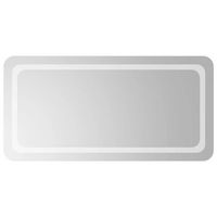 espejo de bano con led 50x100 cm vidaxl