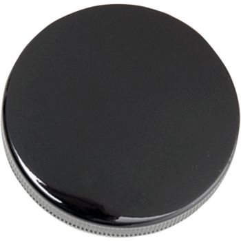 Tapón de combustible Harley-Davidson -'72 ventilado negro brillante