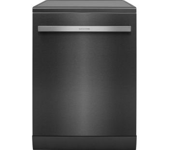 GRUNDIG GNF41825Z Full-size Dishwasher - Dark Steel