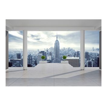 Papel Pintado 3d - Ciudad Fría (400x280 Cm)