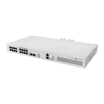 Switch Mikrotik CRS418-8P-8G-2S+RM 16 puertos Gigabit PoE SFP+ Rack 1U