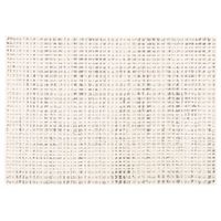 alfombra de pelo corto con motivos cuadrados color crudo 120 x 170 cm albia - oviala