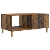 mesa de centro madera envejecida 90 x 50 x 40 cm vidaxl