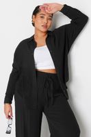 yours camisa playera negra en viscosa mujer curvy y tallas grandes yours