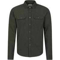 mountain warehouse camisa manga larga trace para hombre
