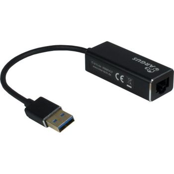 Adaptador de red Inter-Tech ARGUS IT-810 USB 3.0 a Gigabit Ethernet