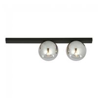 plafon de techo enca grafito 2 luces