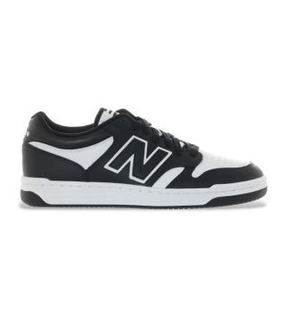 New Balance para hombre. BB480LV1 Zapatillas 480 negro (38.5), Plano, Cordones, Casual