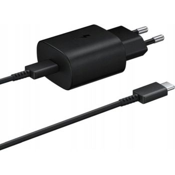 Cargador Samsung Super Fast Charging 25W USB-C con cable 1 m negro