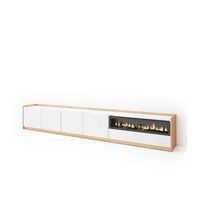 mueble tv estepona-02 con chimenea electrica integrada